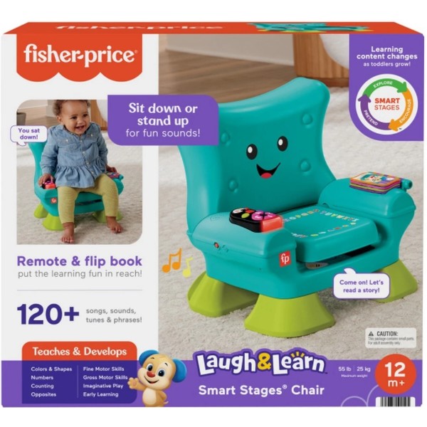 Фото - Інтерактивна іграшка Fisher-Price крісло з технологією Smart Stages (HTW90)